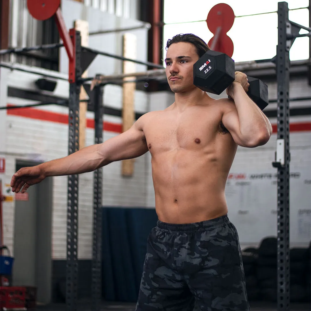 SMAI Apex Dumbbell Set 22.5-40kg (Pair), Power Bands, Barbell weight set, Pre-workout powder