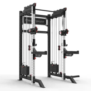 Ready to Ship The Dane 2.0, Half Rack Functional Trainer (Attachments Package) Upgrade Your Gear, Best elliptical machine, Upright Bikes, Compact gym equipment for small spaces
