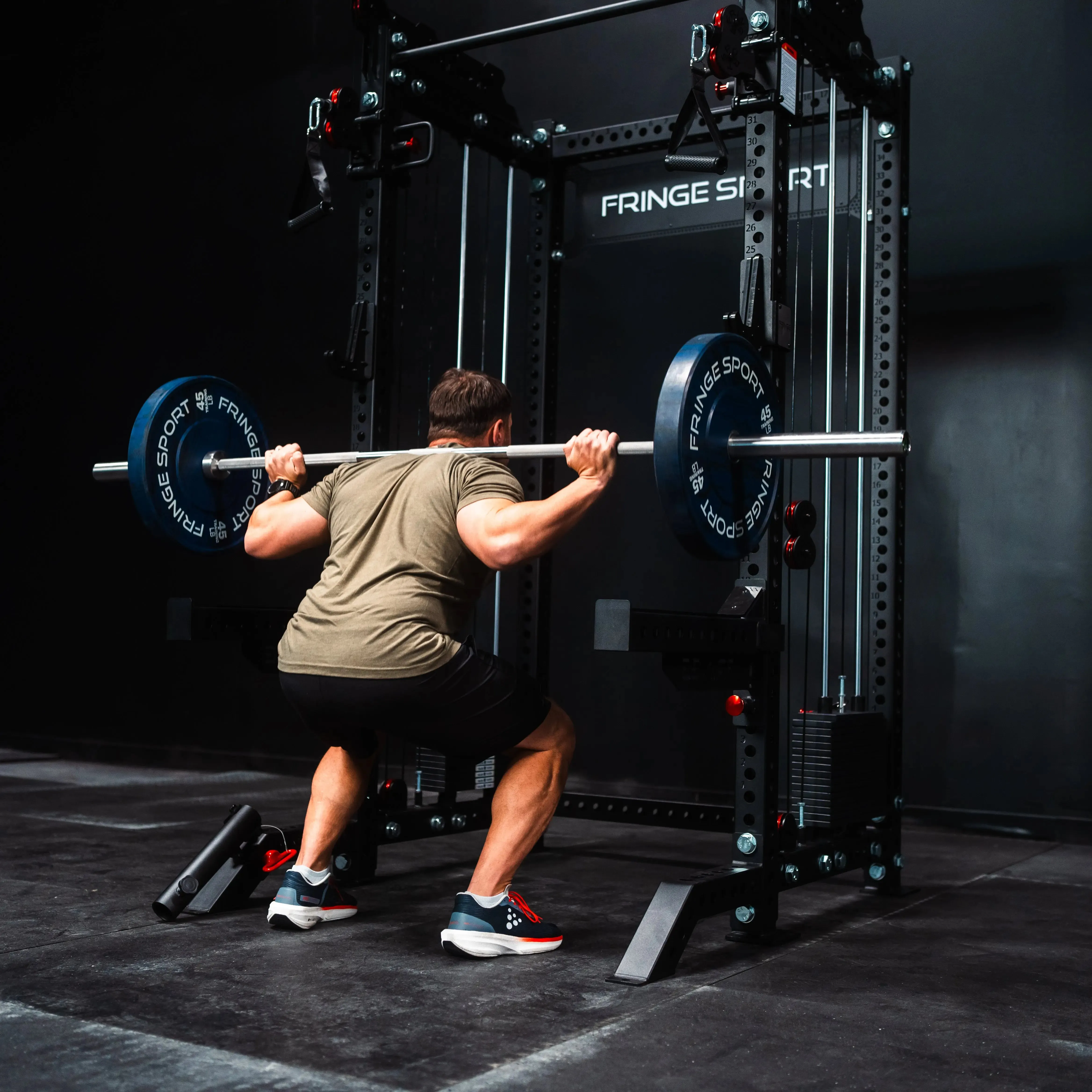 The Dane 2.0, Half Rack Functional Trainer (Attachments Package), Compact gym equipment for small spaces, Gym equipment maintenance kit