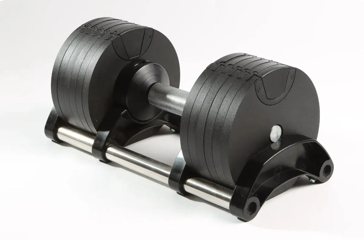 Warrior Newbell 50lb Adjustable Dumbbells (SUMMER SALE), Calorie burn tracker, Deadlift platform