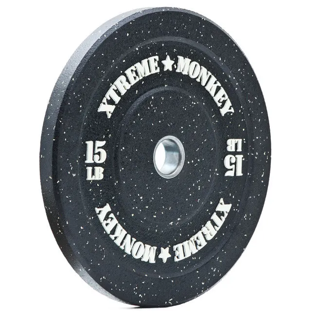 XM FITNESS 15lbs Crumb Rubber Bumper Plate, Best massage gun for back pain, Peloton Bike , Portable stair stepper