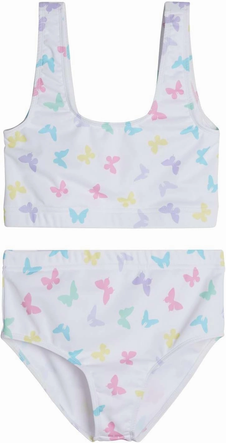 Real Essentials 3 Pack: Girl's 2-Piece Beach Sport Bikini Swimsuit - Swimwear for Girls UPF 50 