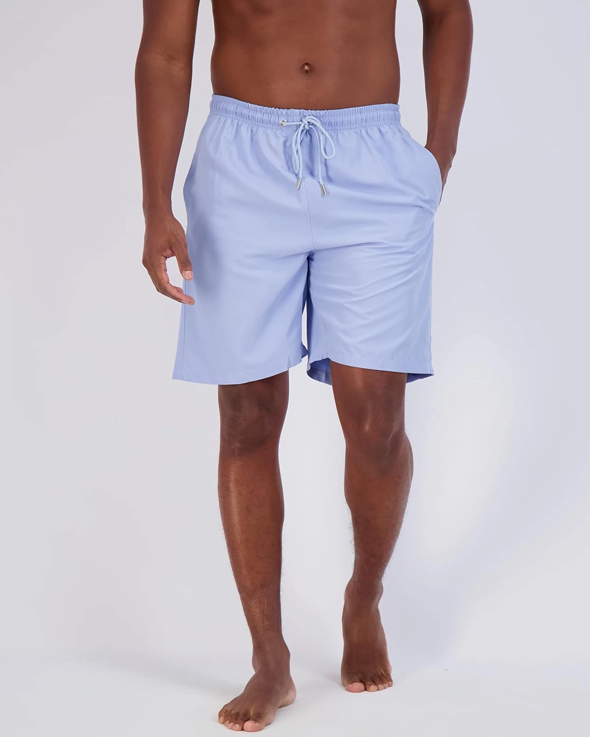 Real Essentials 3 Pack: Men's 7" Quick-Dry Swim Trunk with with Mesh Lining (Available in Big & Tall)