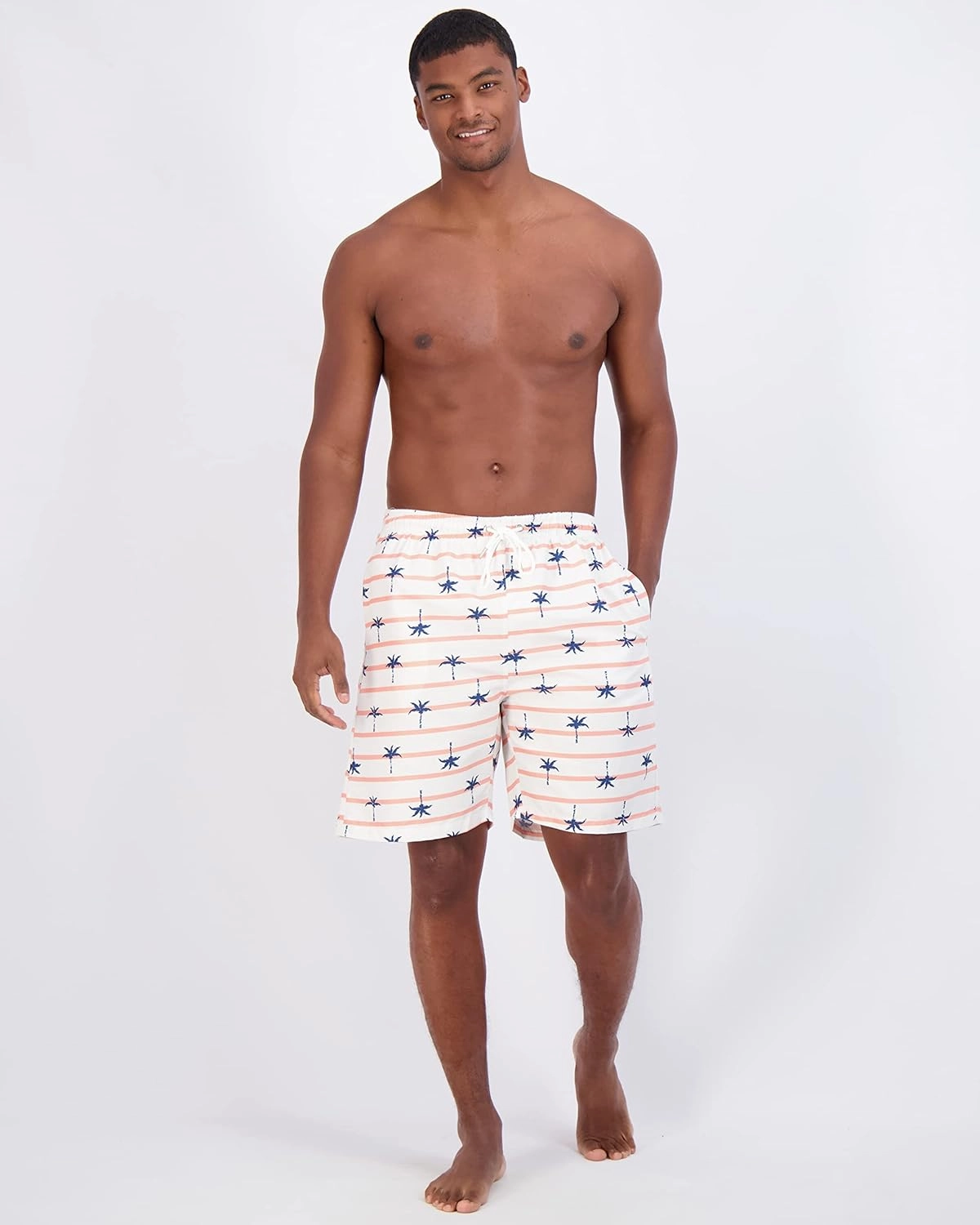 Real Essentials 3 Pack: Men's 7" Quick-Dry Swim Trunk with with Mesh Lining (Available in Big & Tall)