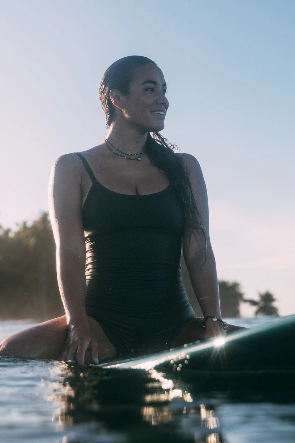 Rebecca Romper One Piece Swimsuit - Black