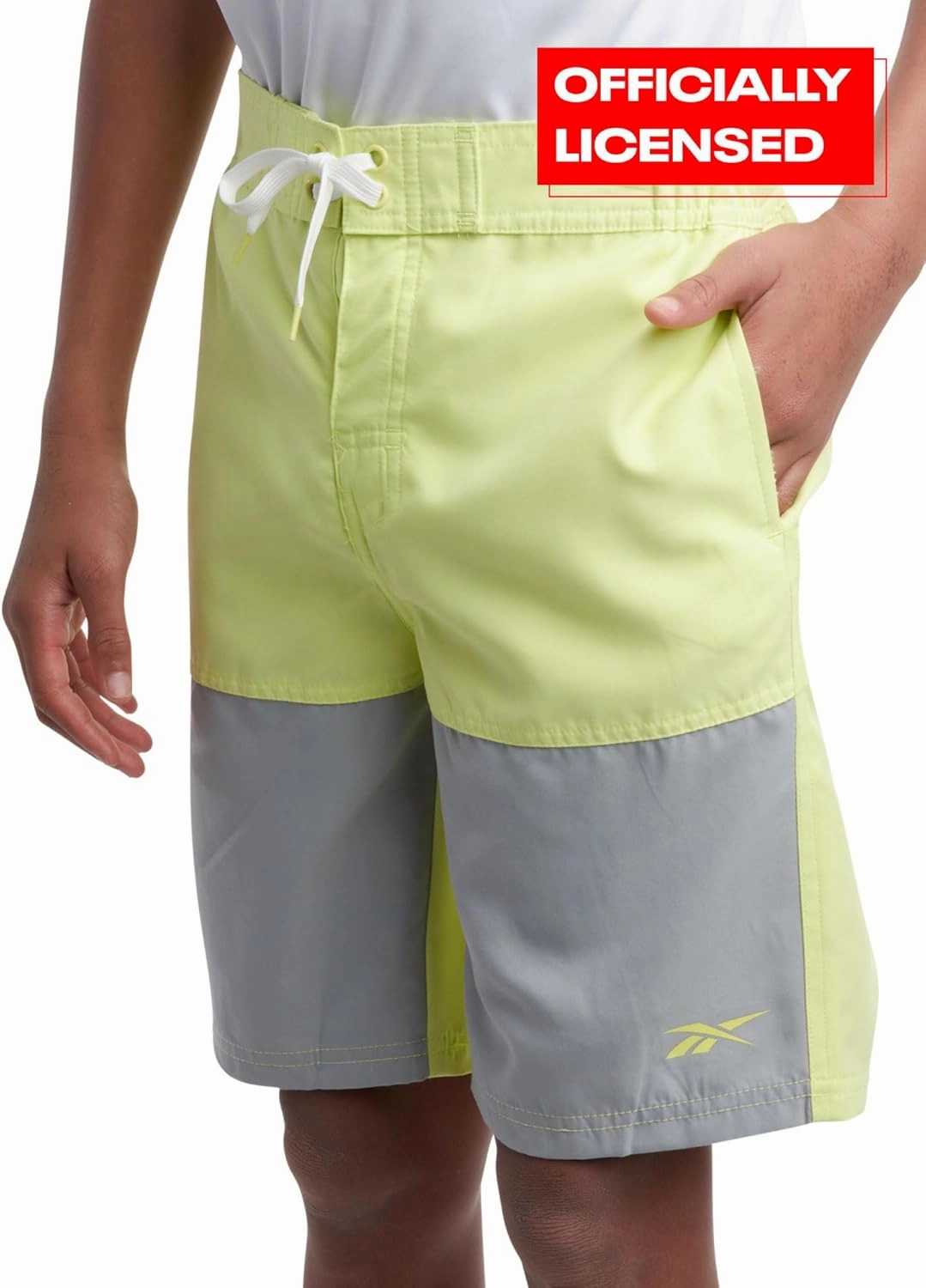 Reebok Boys' Board Shorts - UPF 50  Swim Trunks - Quick Dry Bathing Suit for Boys (8-20)