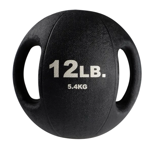 Refined for You Bodysolid Dual Grip Medicine Ball - 12lb Better Than Ever, Push Up Racks