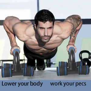 Refined for You Fitness Push-Up Bars for Home Exercise New & Noteworthy, Ankle weights, Yoga Bolster, Ab roller wheel