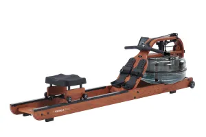 Refined for You FluidRower Viking 3 Plus Brown Fluid Rower Made for You, Manual treadmill, Olympic Frisbee Rack, Gym towel microfiber