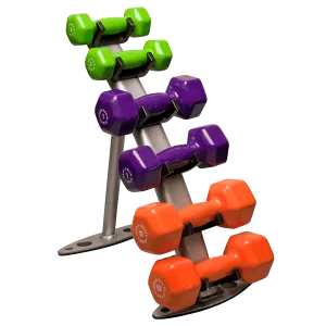 Refined for You GDR10 3 Pair Dumbbell Rack Made for You, Wearable Weight