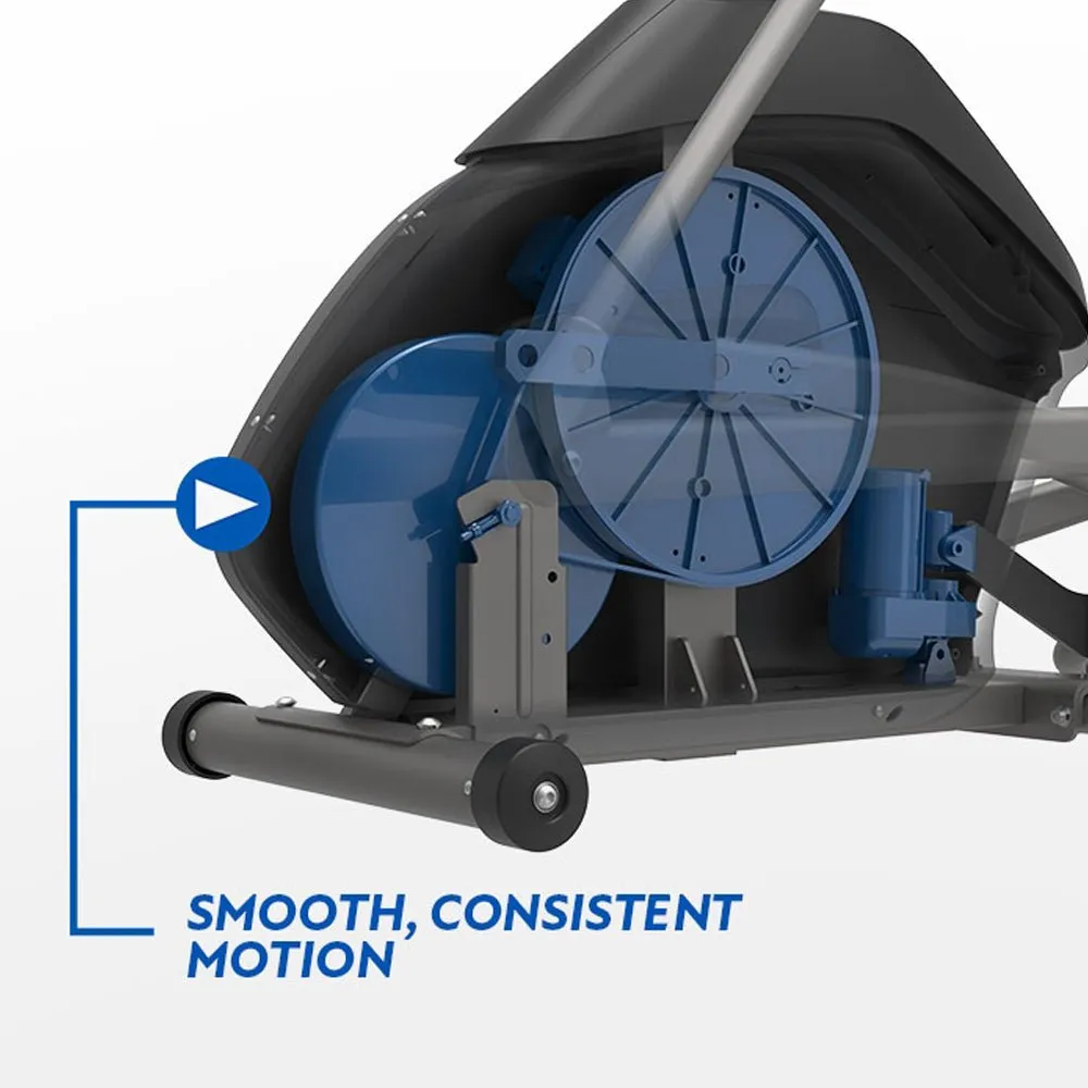 Horizon 7.0AE Elliptical, Dip Station, Battle ropes, Cross training shoes