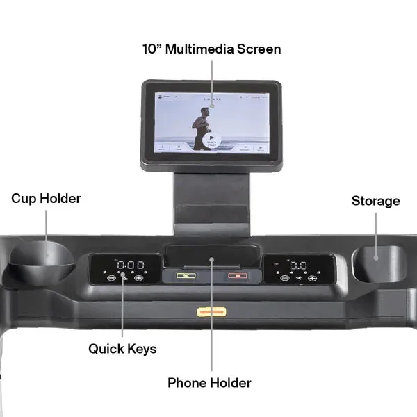 Inspire Series - T4S Treadmill with 10" Console, Fitness,Activity Trackers, Rear Drive