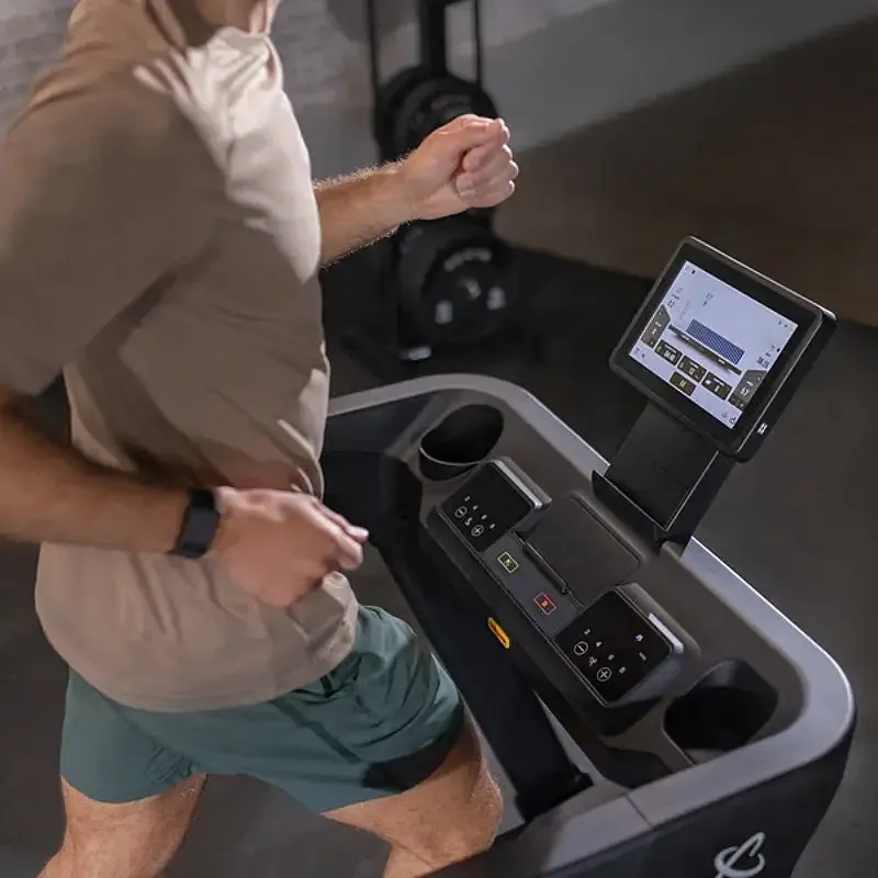 Inspire Series - T4S Treadmill with 10" Console, Neoprene Dumbbells
