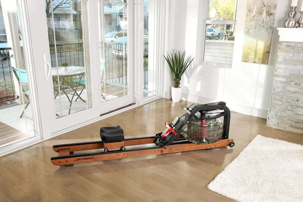 Life Fitness Row HX Rowing Machine, Mats