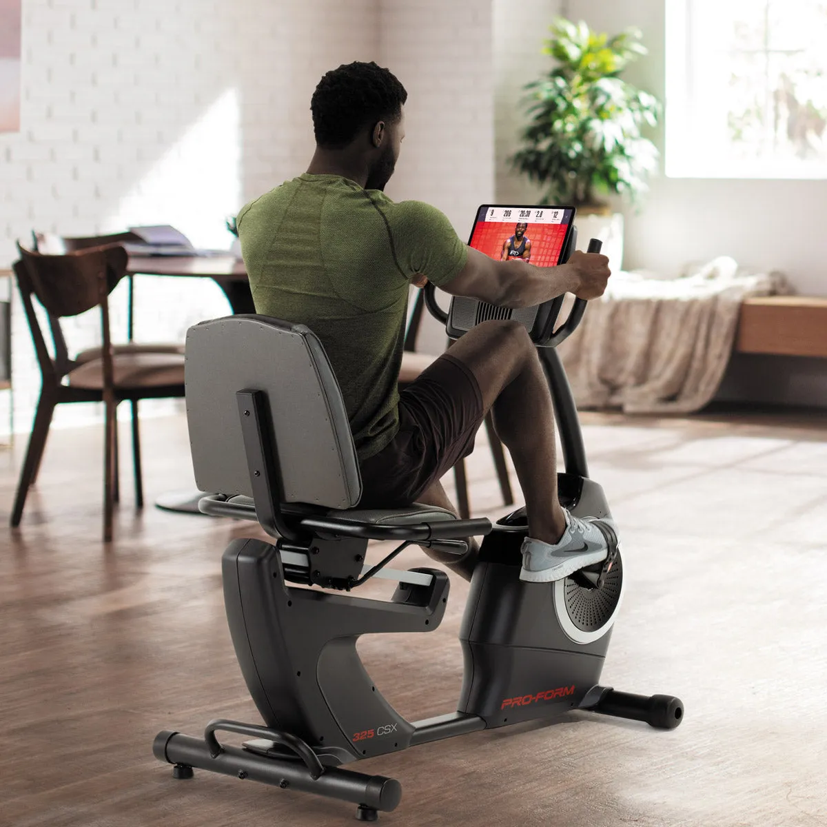 Proform 325 CSX Recumbent Cycle, Heavy duty weight bench, Plyo Boxes, Smith machine home gym