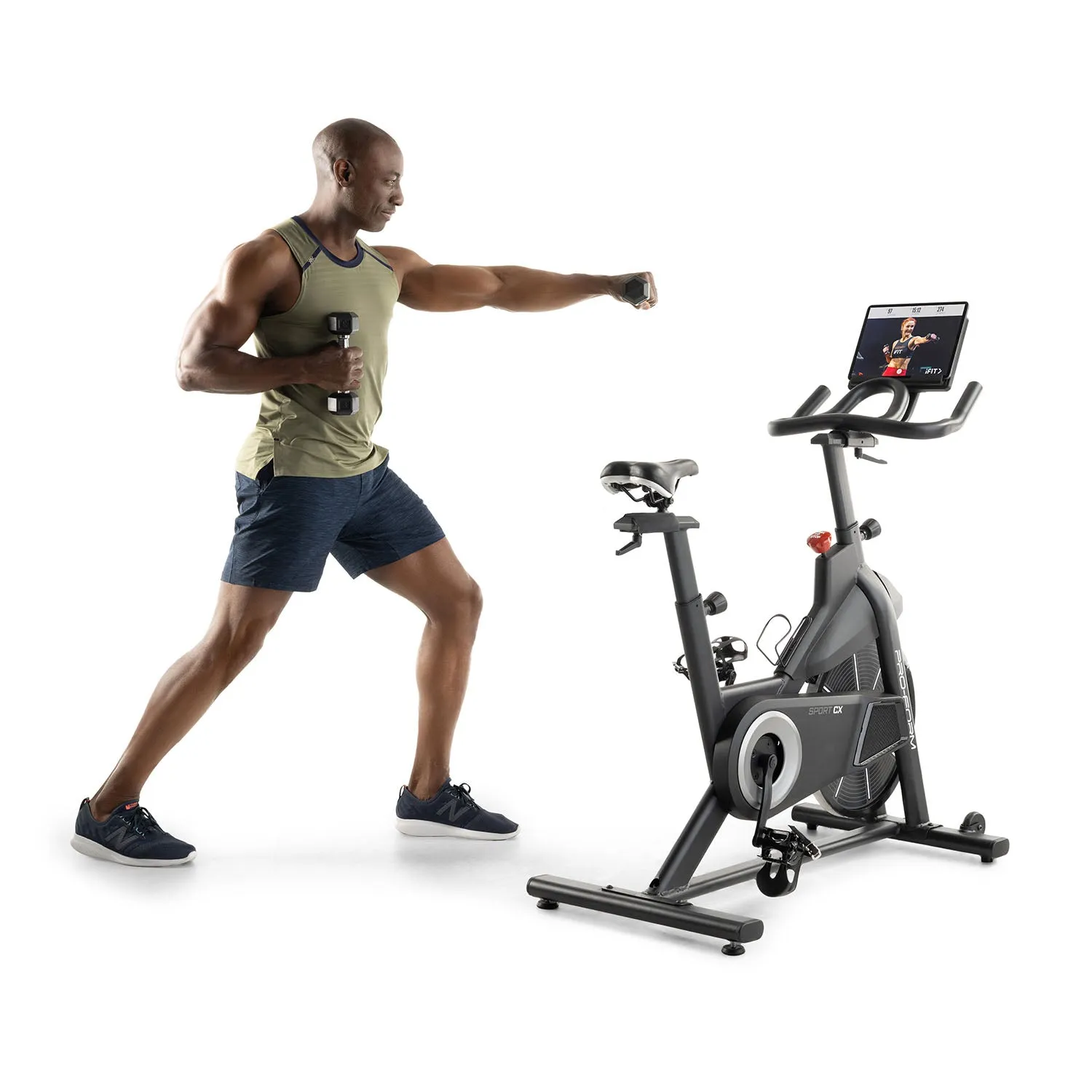 Proform Sport CX Cycle, Climbing,Battle Ropes