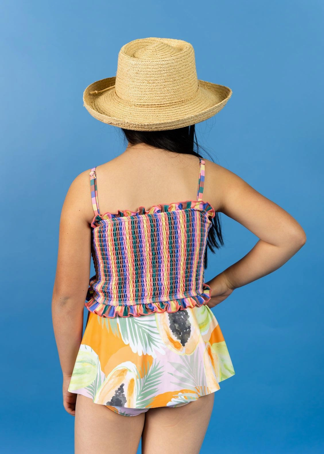 Retro Stripe | Youth Bandeau Top
