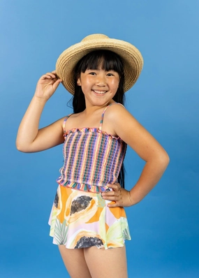 Retro Stripe | Youth Bandeau Top