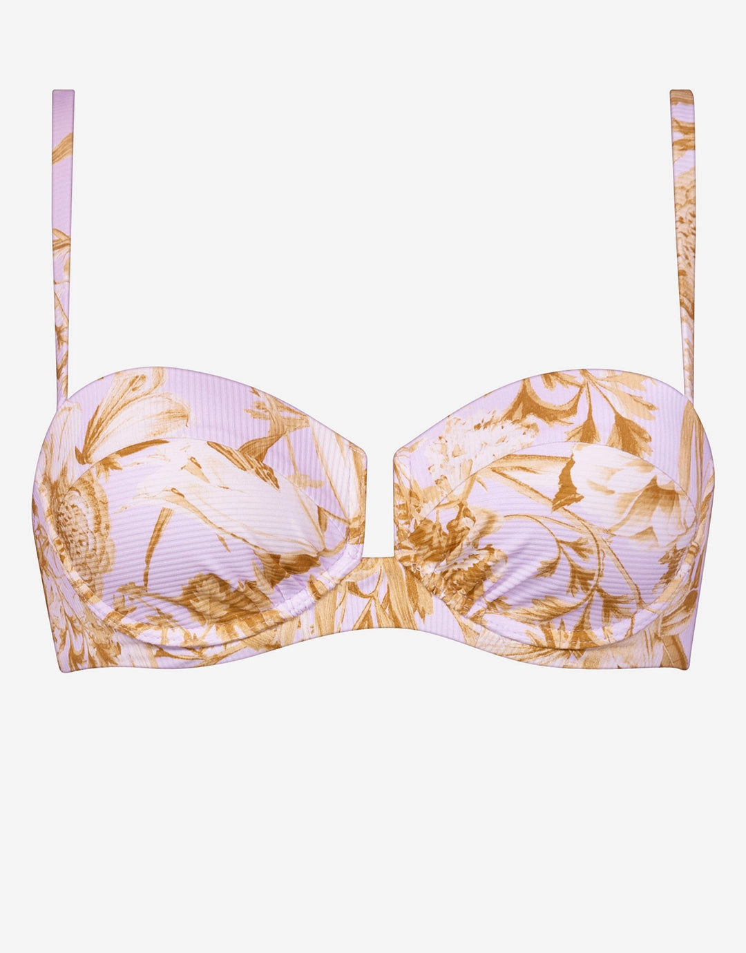 Reverie Underwired Bandeau Bikini Top - Dreamy Pastels