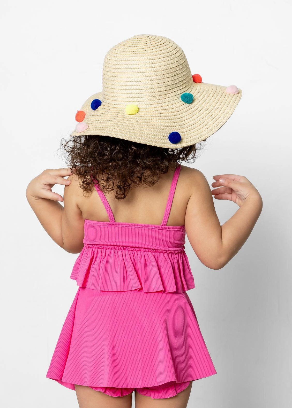 Ribbed Azalea Pink | Mini Detached Short Skirt