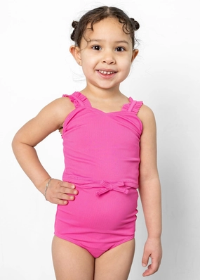 Ribbed Azalea Pink | Mini Ripple Top