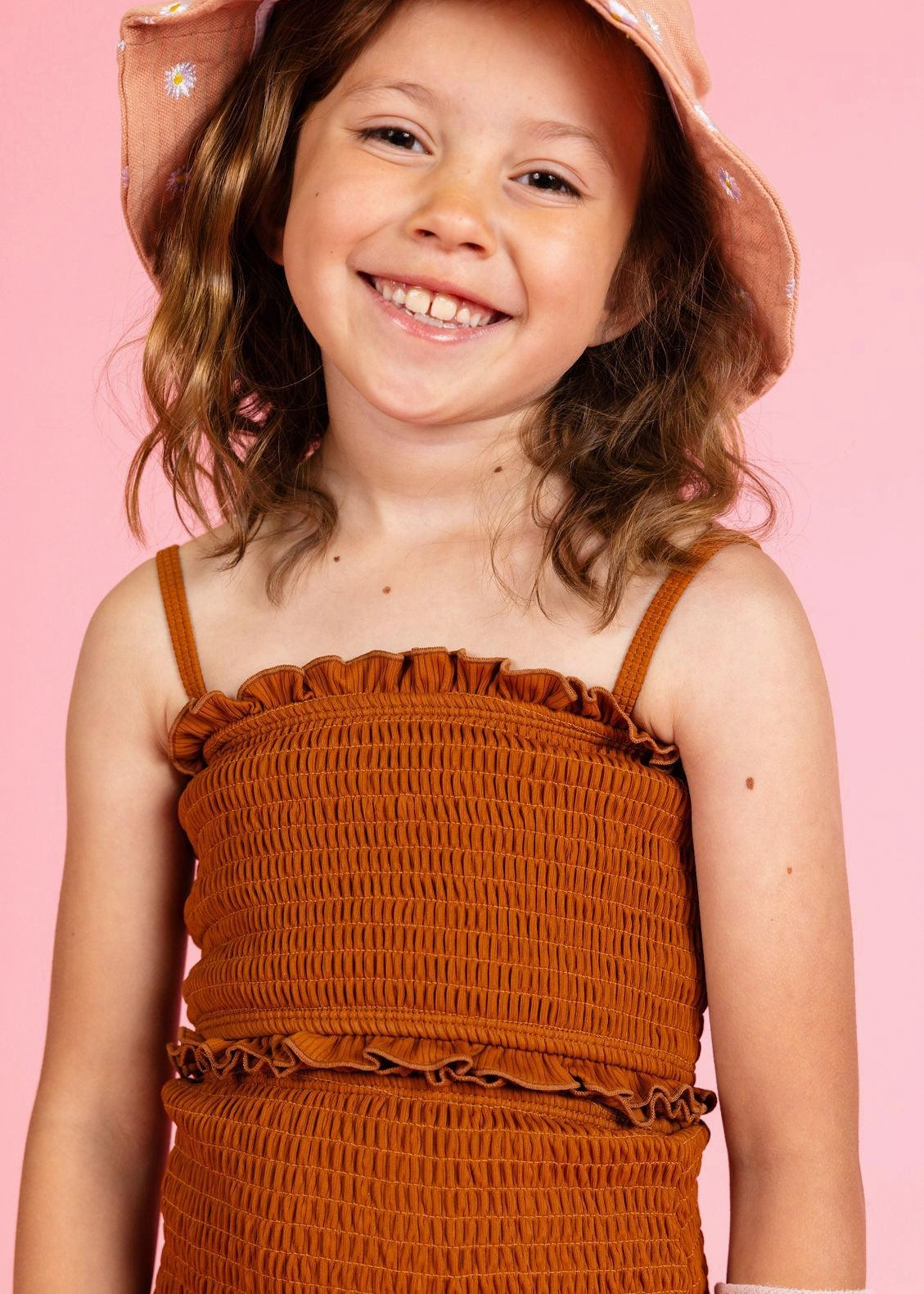 Ribbed Caramel | Mini Bandeau Top