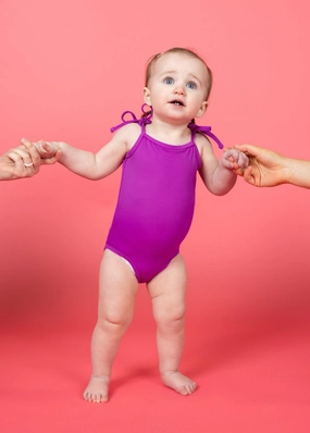 Ribbed Purple | Baby Simply One-Piece