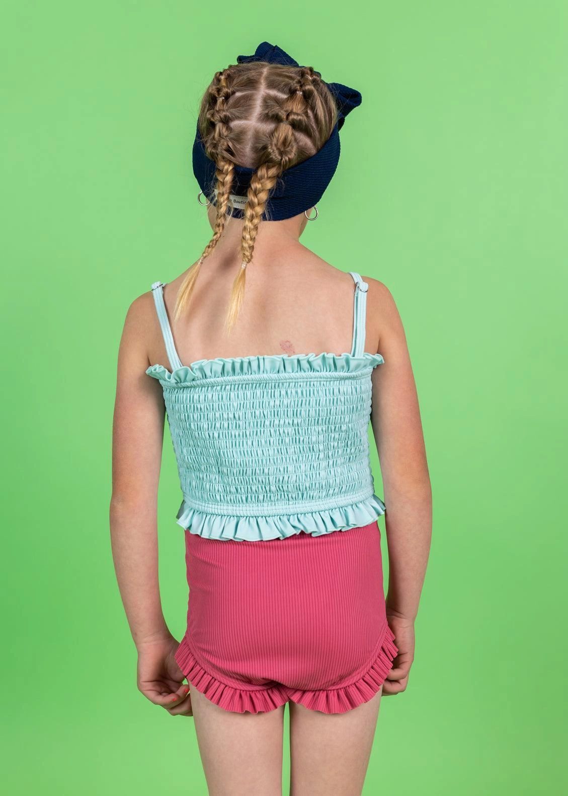 Ribbed Roseate | Mini All Ruffled Up Bottoms
