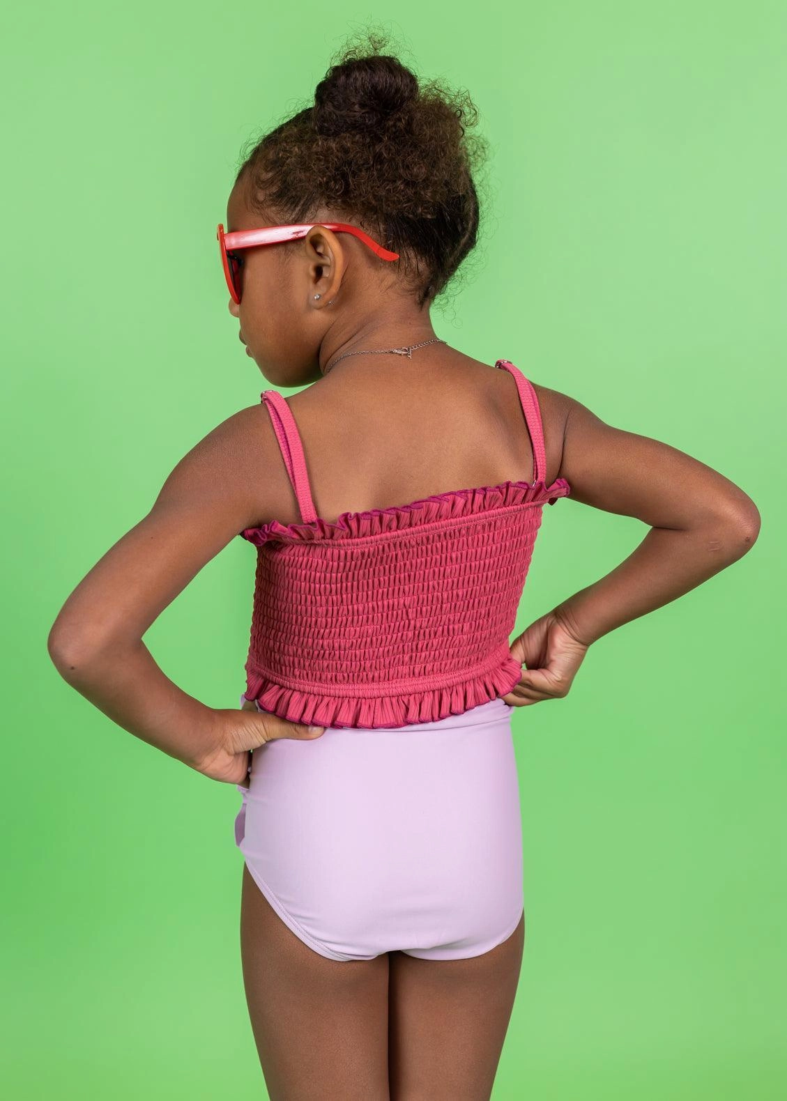 Ribbed Roseate | Mini Bandeau Top