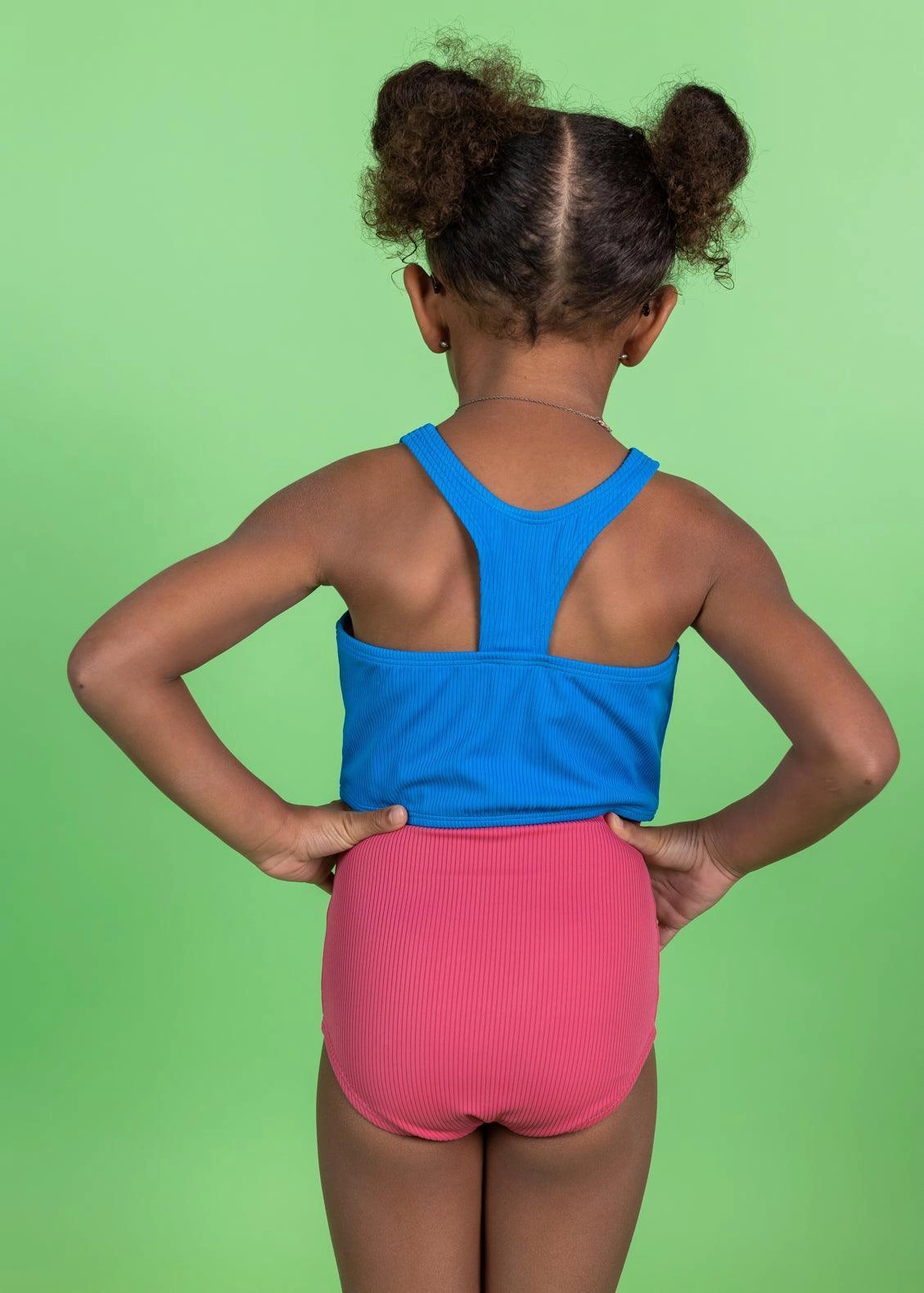 Ribbed Roseate | Mini High-Waisted Bottoms