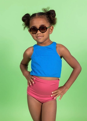 Ribbed Roseate | Mini High-Waisted Bottoms