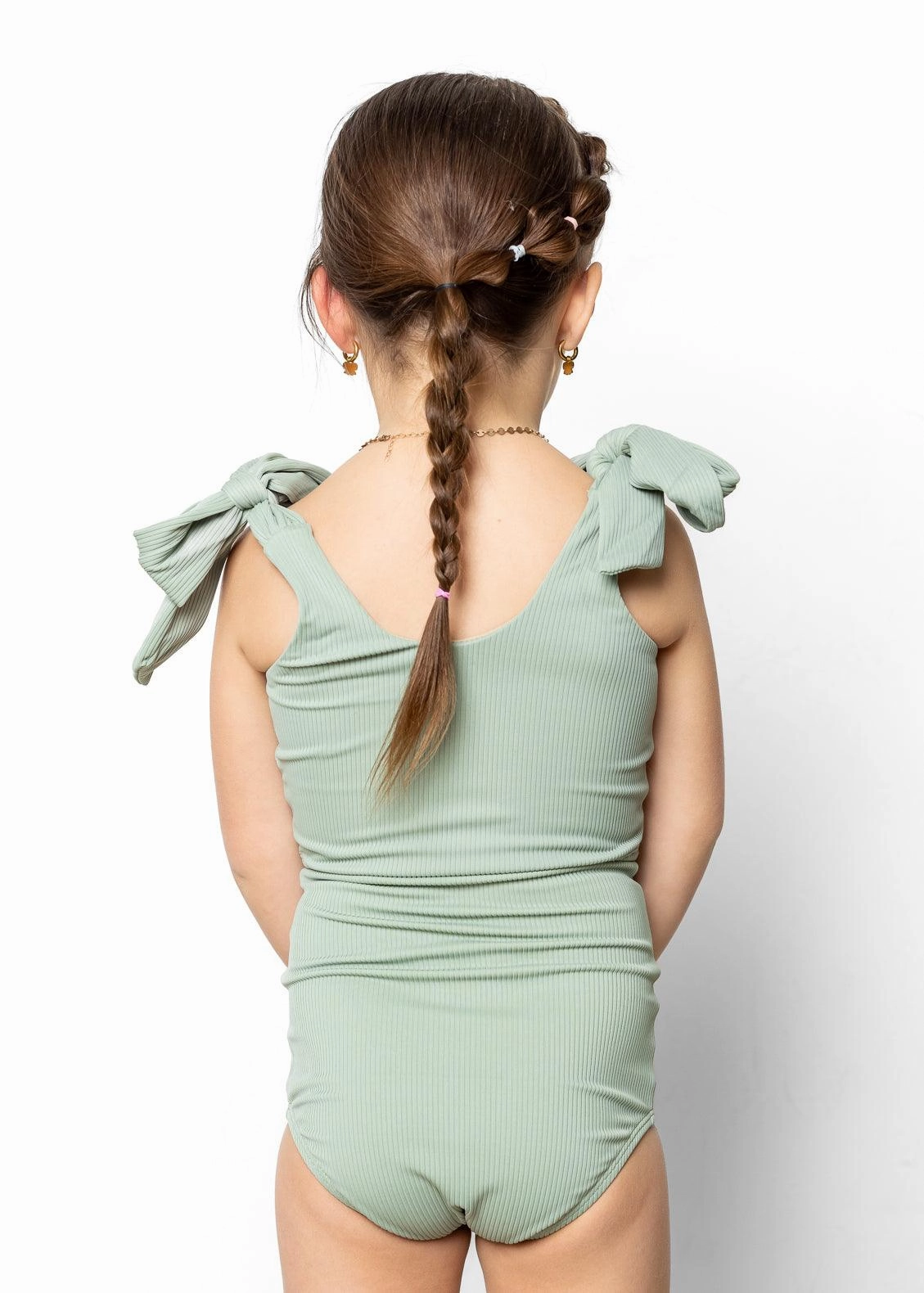 Ribbed Sage | Mini Knot Top