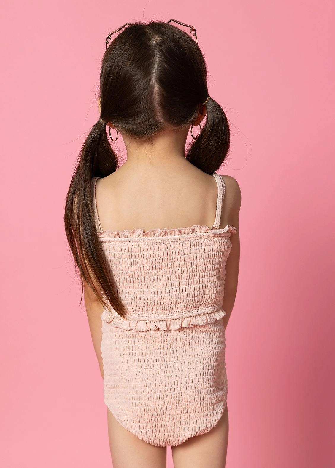Ribbed Whipped Peach | Mini Bandeau Top