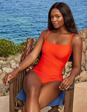 Rock Solid Starr Swimsuit - Arancio