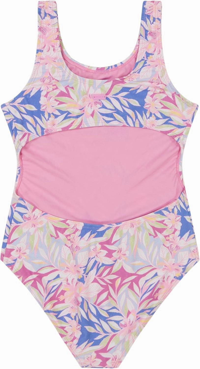 Roxy Girls' One-Piece Swimsuit with UPF 50  Sun Protection, Quick Drying Bathing Suit