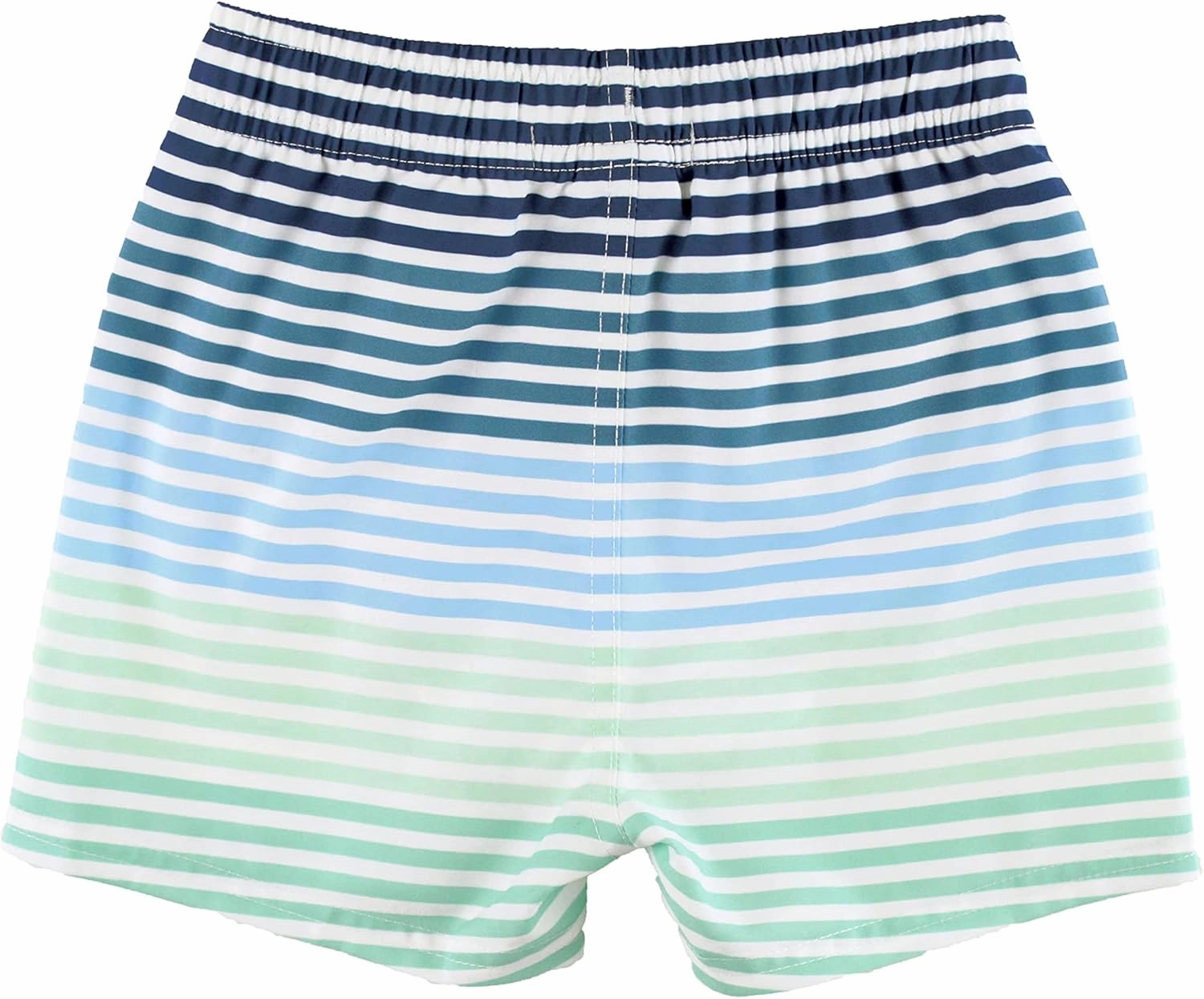 RUGGEDBUTTS Boys UPF50  Sun Protection Striped Color Block Swim Trunks