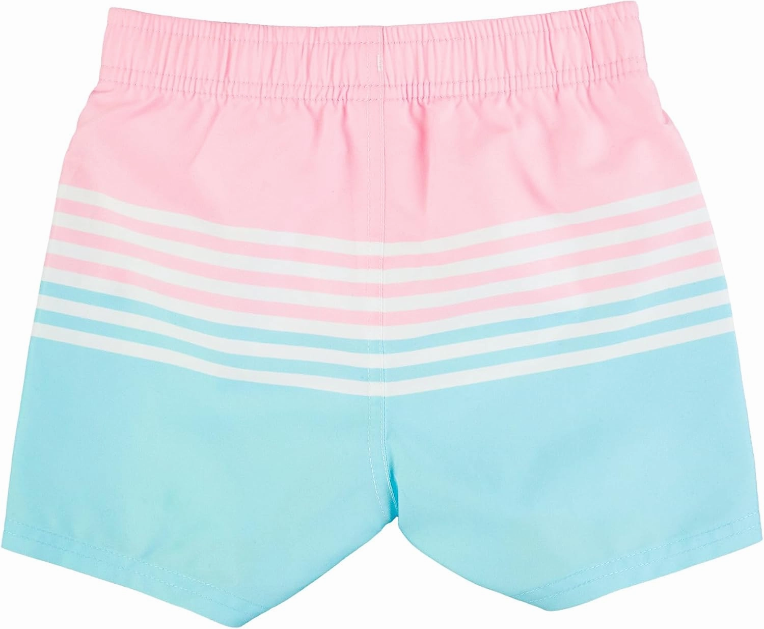 RUGGEDBUTTS Boys UPF50  Sun Protection Striped Color Block Swim Trunks