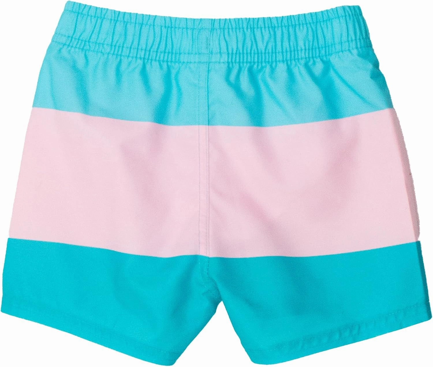 RUGGEDBUTTS Boys UPF50  Sun Protection Striped Color Block Swim Trunks