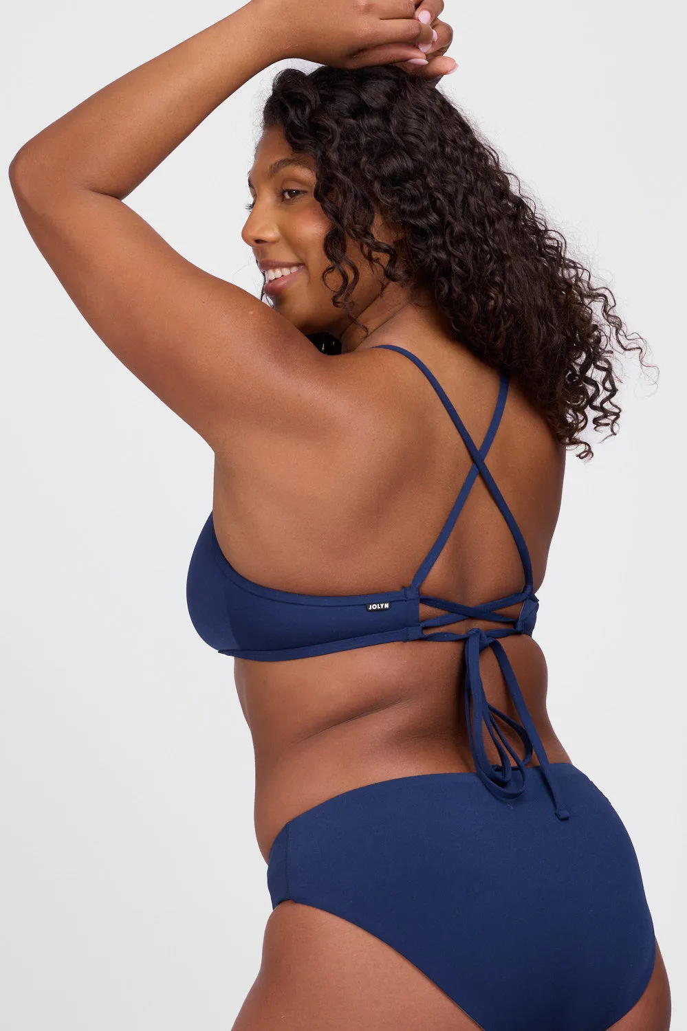 Ruth Bikini Top - Navy