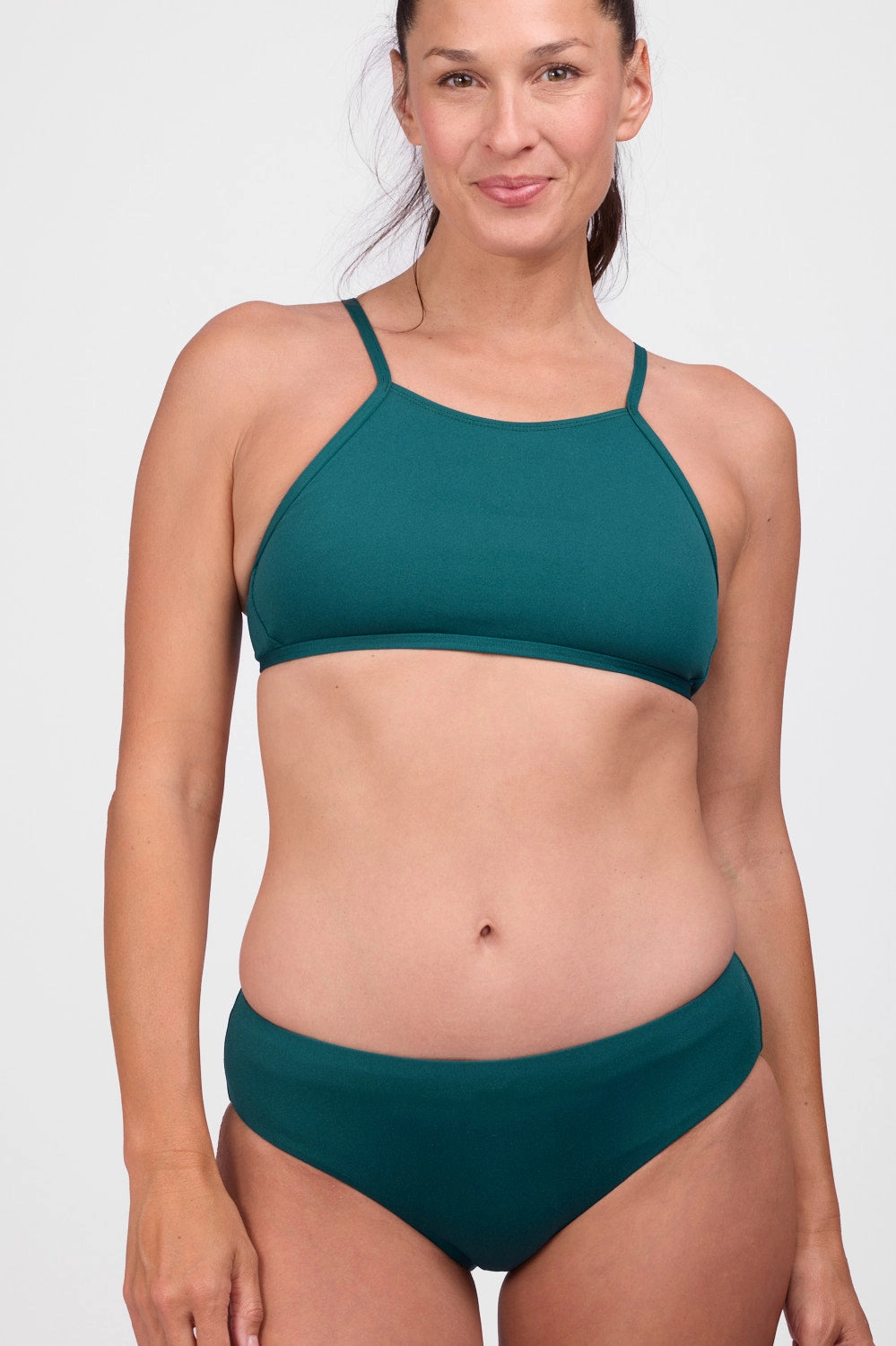 Ruth Bikini Top - Peacock