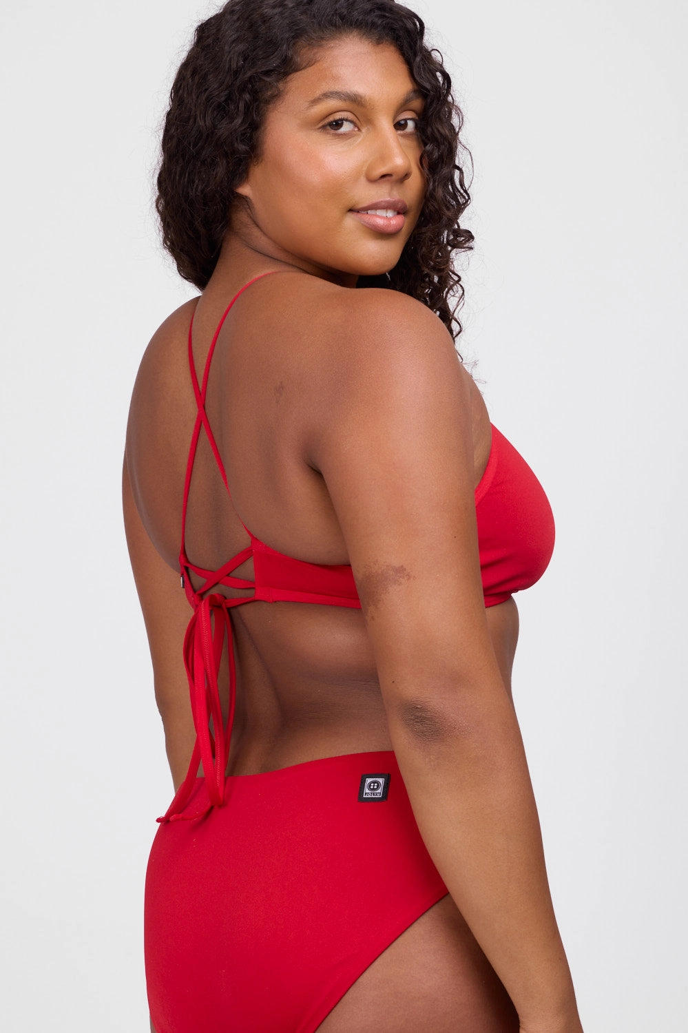 Ruth Bikini Top - Red