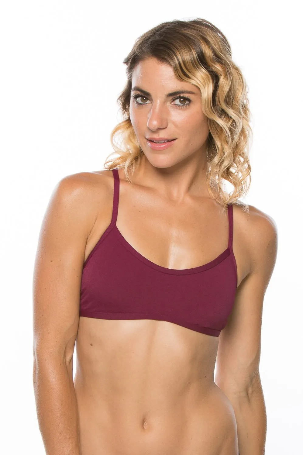Ryan Bikini Top - Cabernet