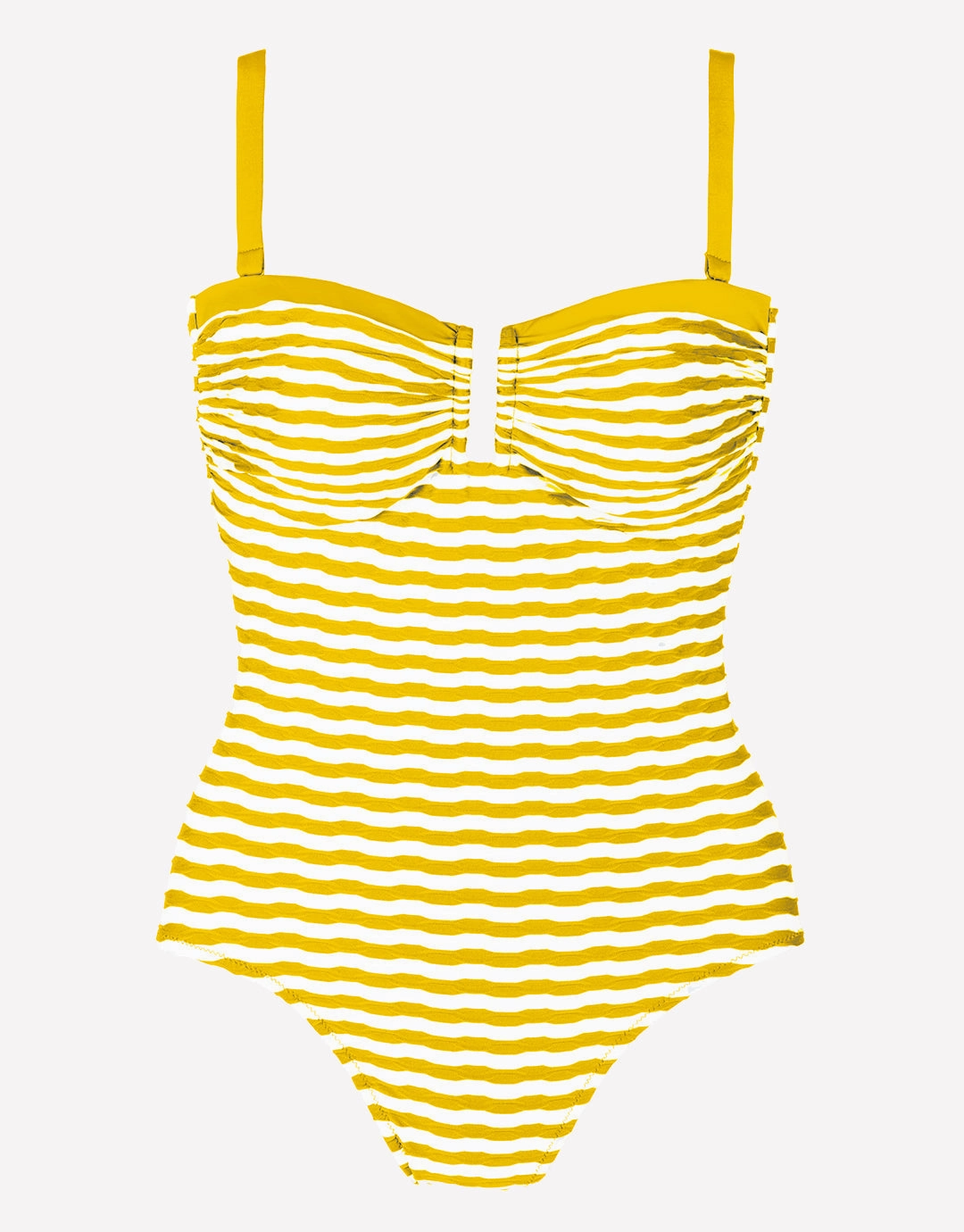 Saona Bandeau Swimsuit - Yellow
