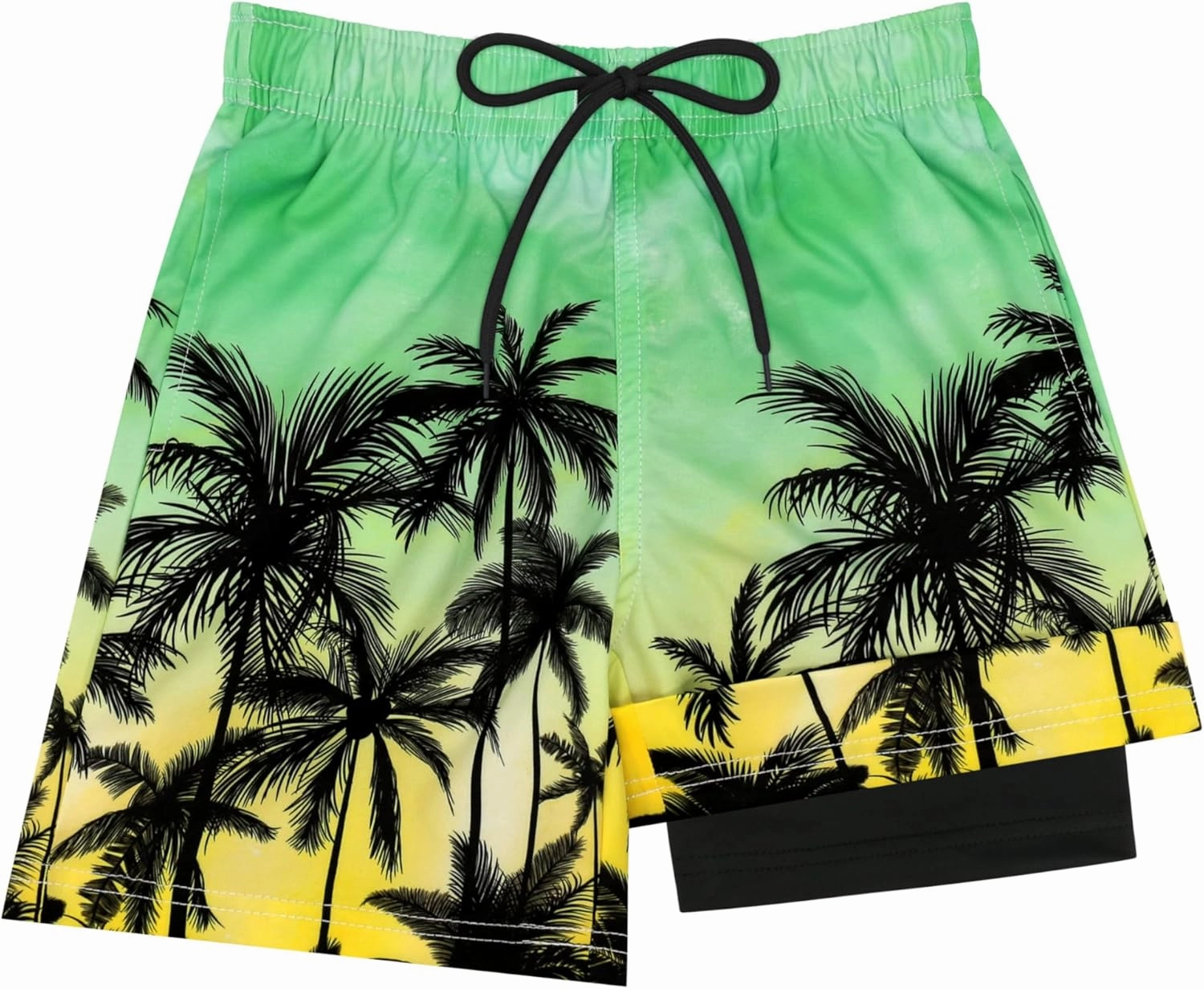 Sarfel Boys Swim Trunks with Compression Liner Kids Swimsuits Boys Bathing Suit Kids Board Shorts Teen Boy Quick Dry Shorts