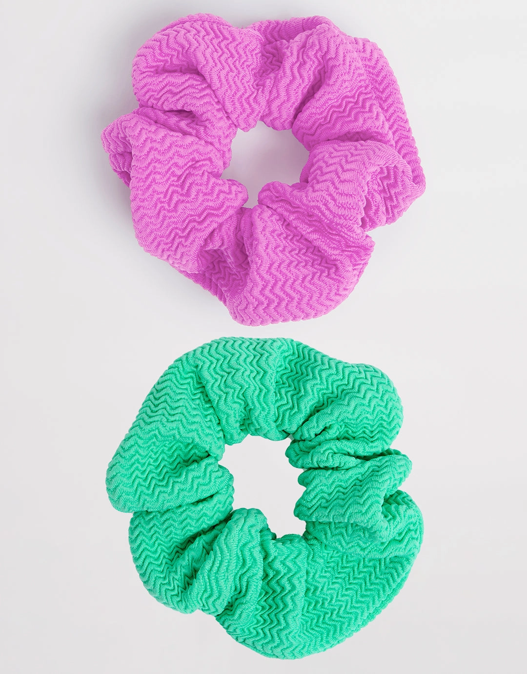 Sea Dive Scrunchy 2 Pack - Jade and Violet