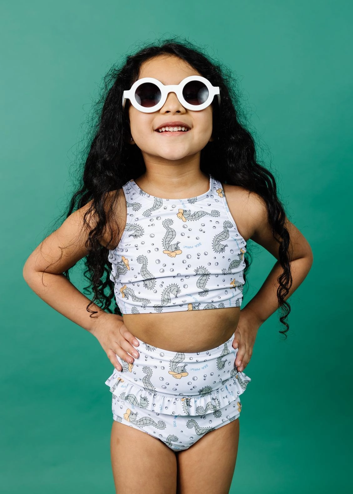 Sea-Haw | Mini Mid-Ruffle Bottoms