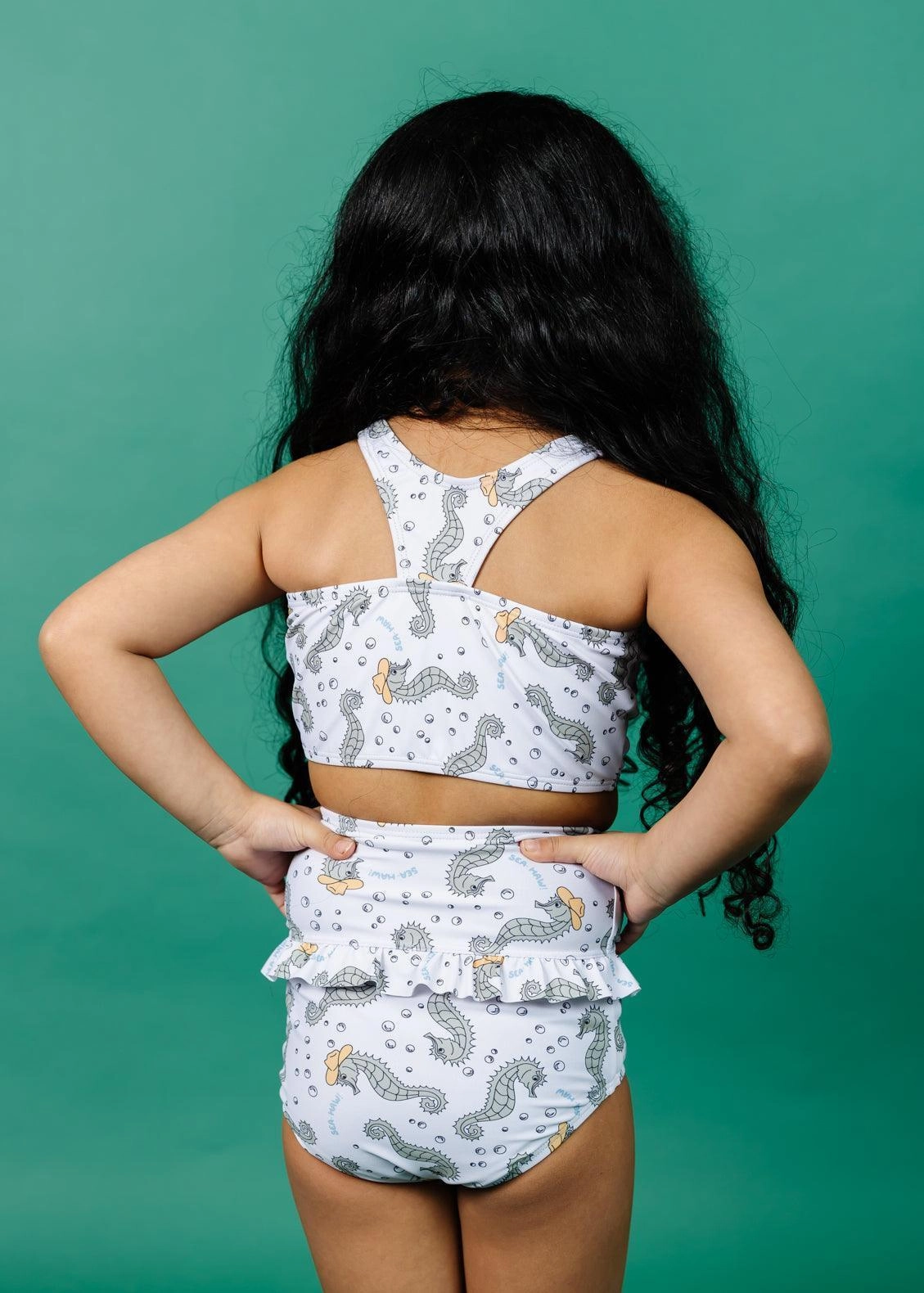 Sea-Haw | Mini Mid-Ruffle Bottoms