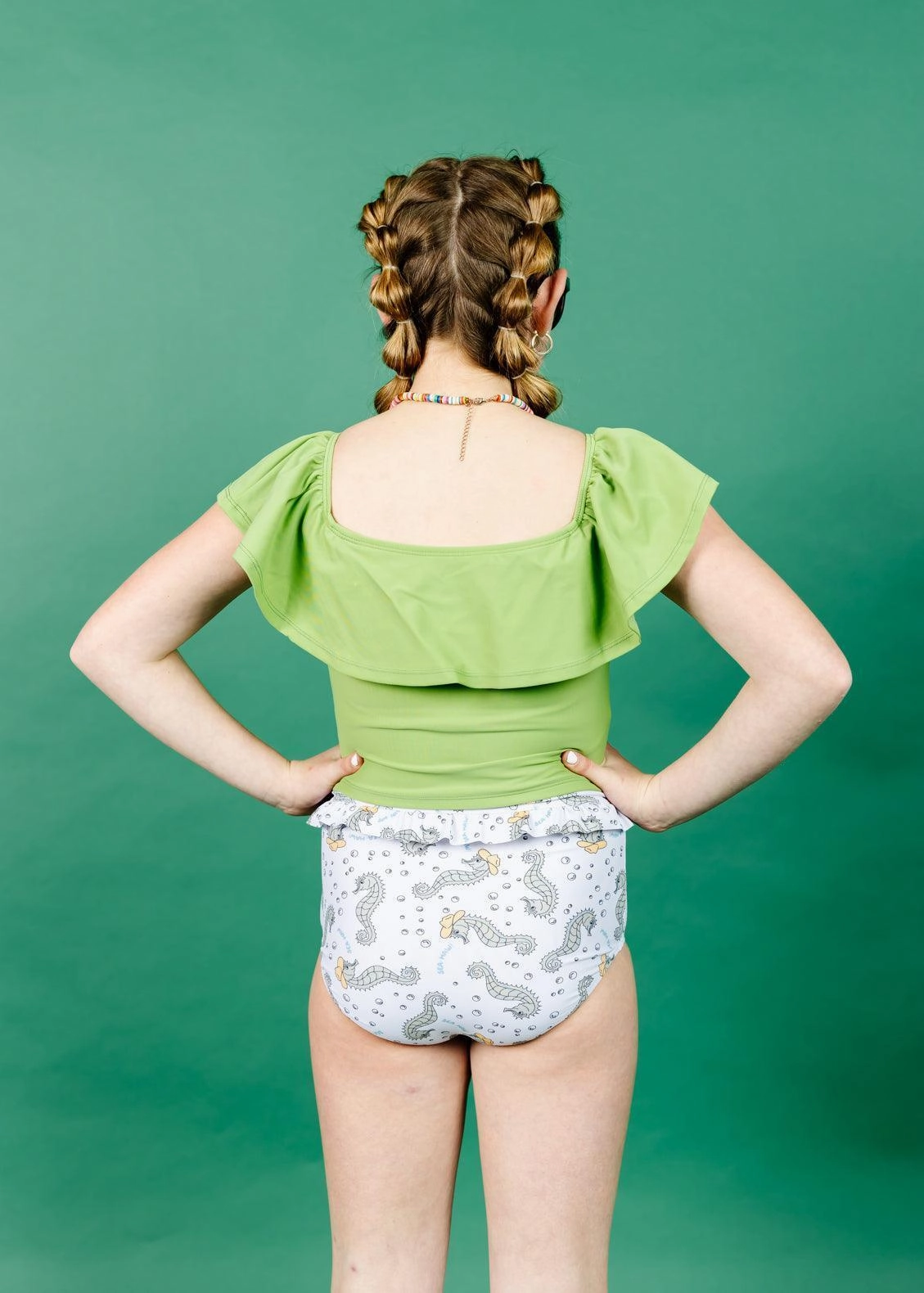 Sea-Haw | Youth Mid-Ruffle Bottoms