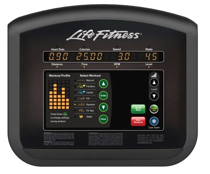 Life Fitness Activate Series Treadmill, Collars