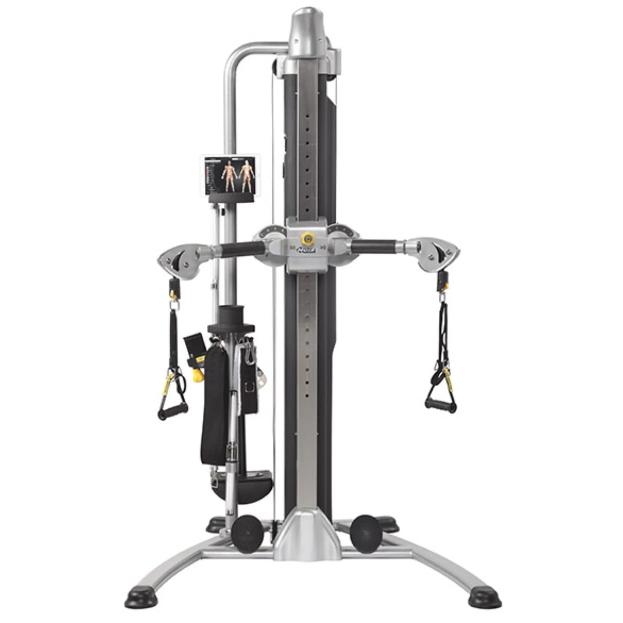 Mi5 Functional Trainer System, Plyo Boxes, Yoga Mats, Center Drive